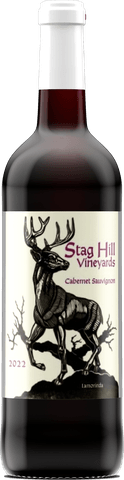 A bottle of Stag Hill Cabernet Sauvignon.
