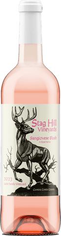 A bottle of Stag Hill Rosé.